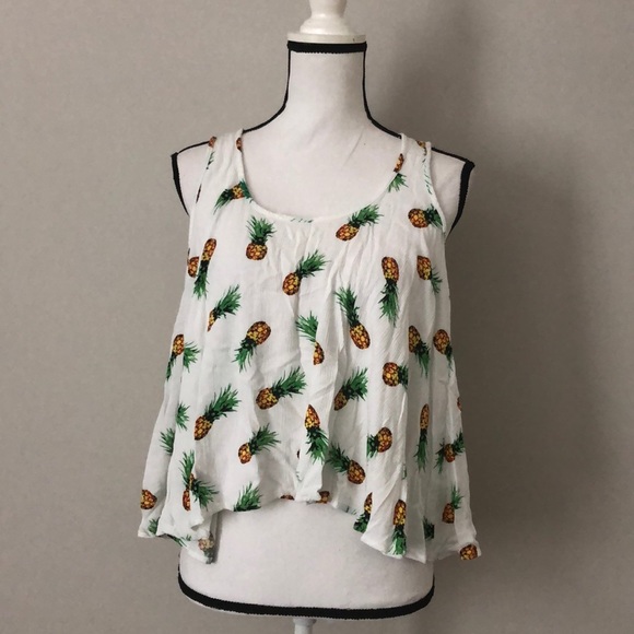 Buddy Basics pineapple crop top - Picture 1 of 6